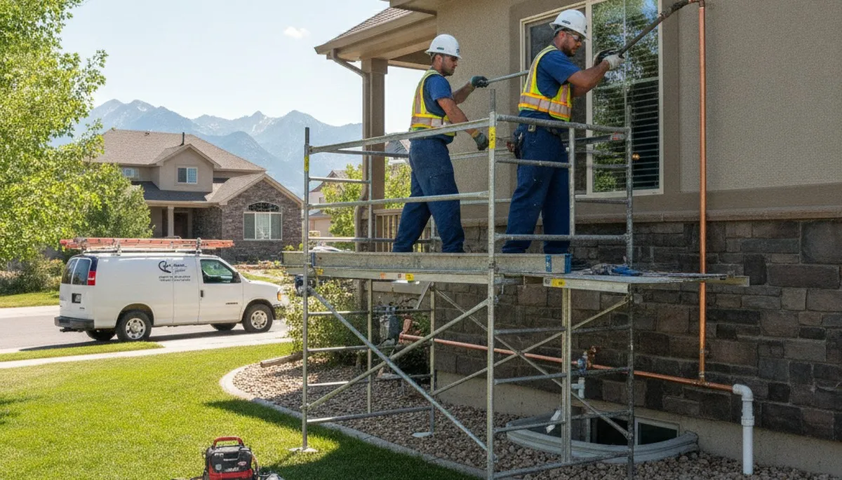 Plumber providing repair service in Boulder, CO for a local plumbing business