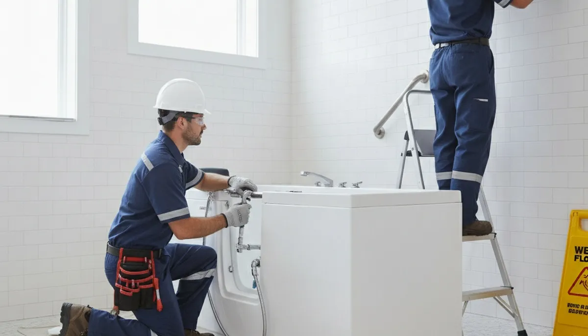 Walk-in tub installation by Boulder, CO plumbers for safer, accessible home bathing